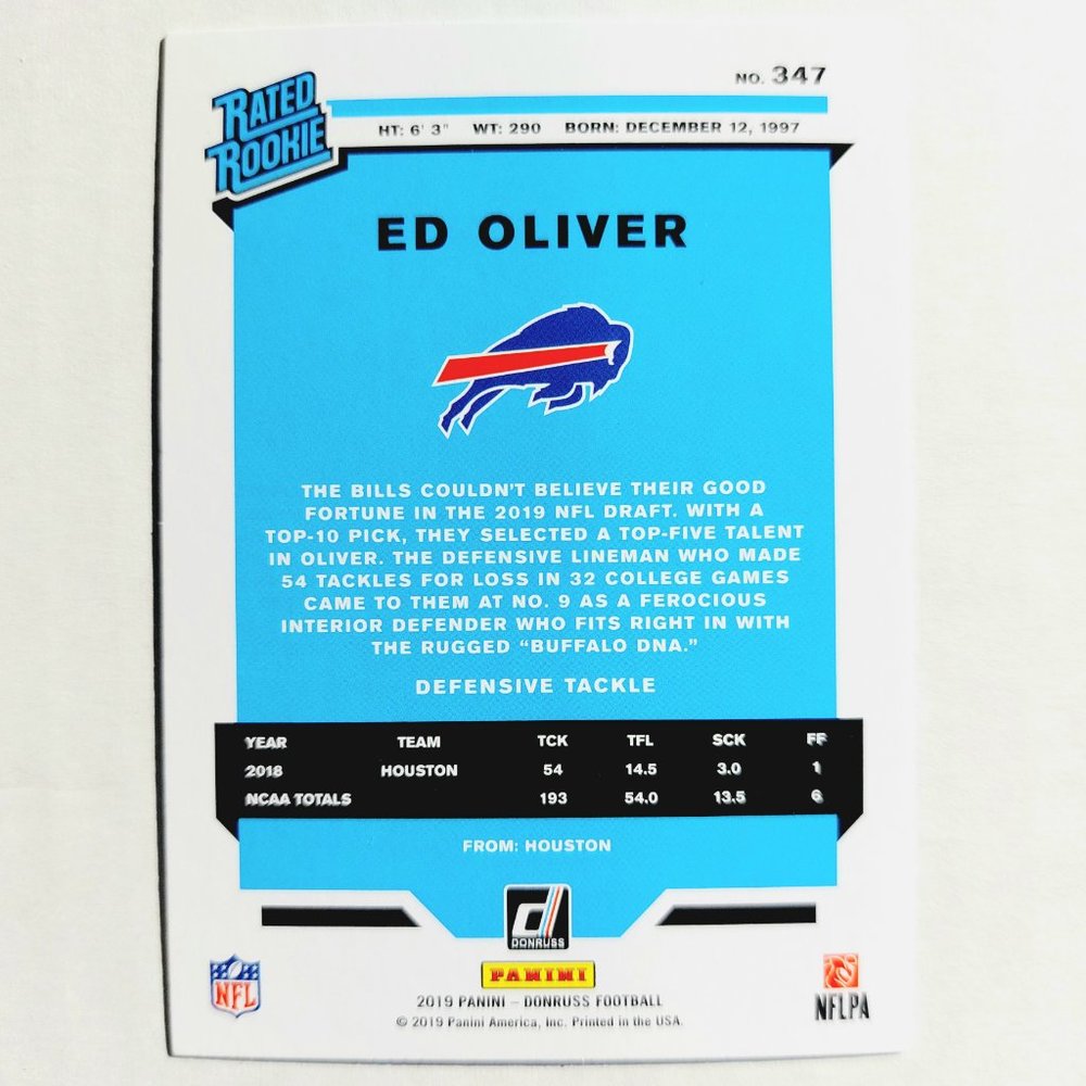 Buffalo Bills (Ed Oliver) - FTBL [4_EO1] - Picture 3 of 3